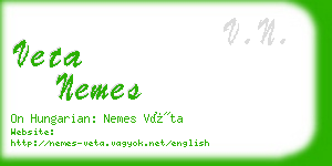 veta nemes business card